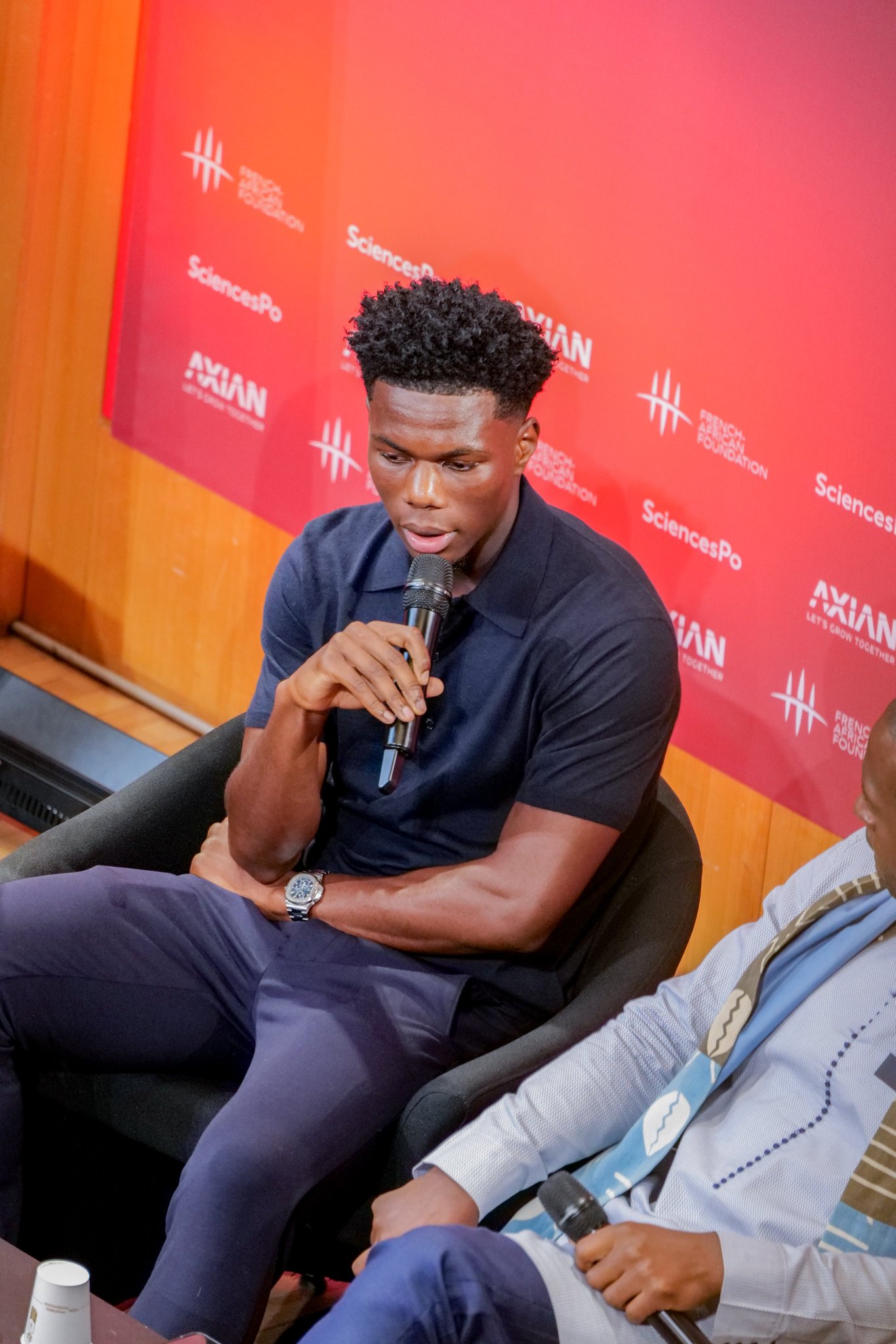 Aurélien Tchouaméni au micro à AFRICA Day 2026